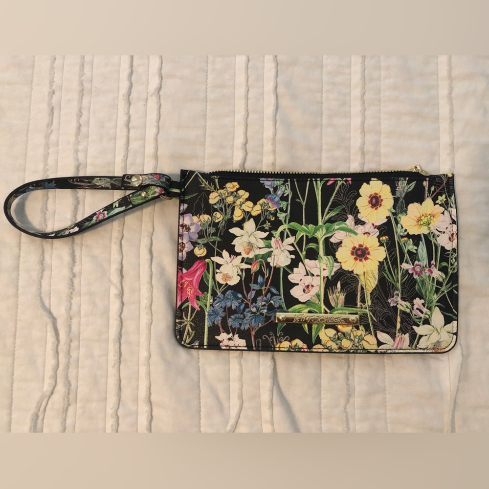 Betsey Johnson floral clutch bag